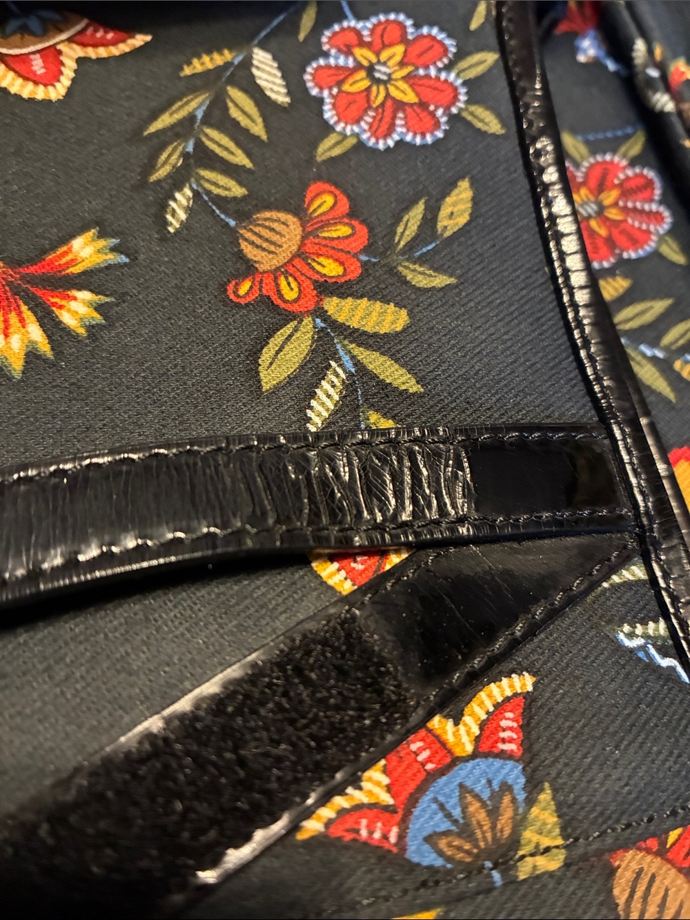 Christian Dior Floral Canvas and Leather Saddle Bag - Picture 7 of 17